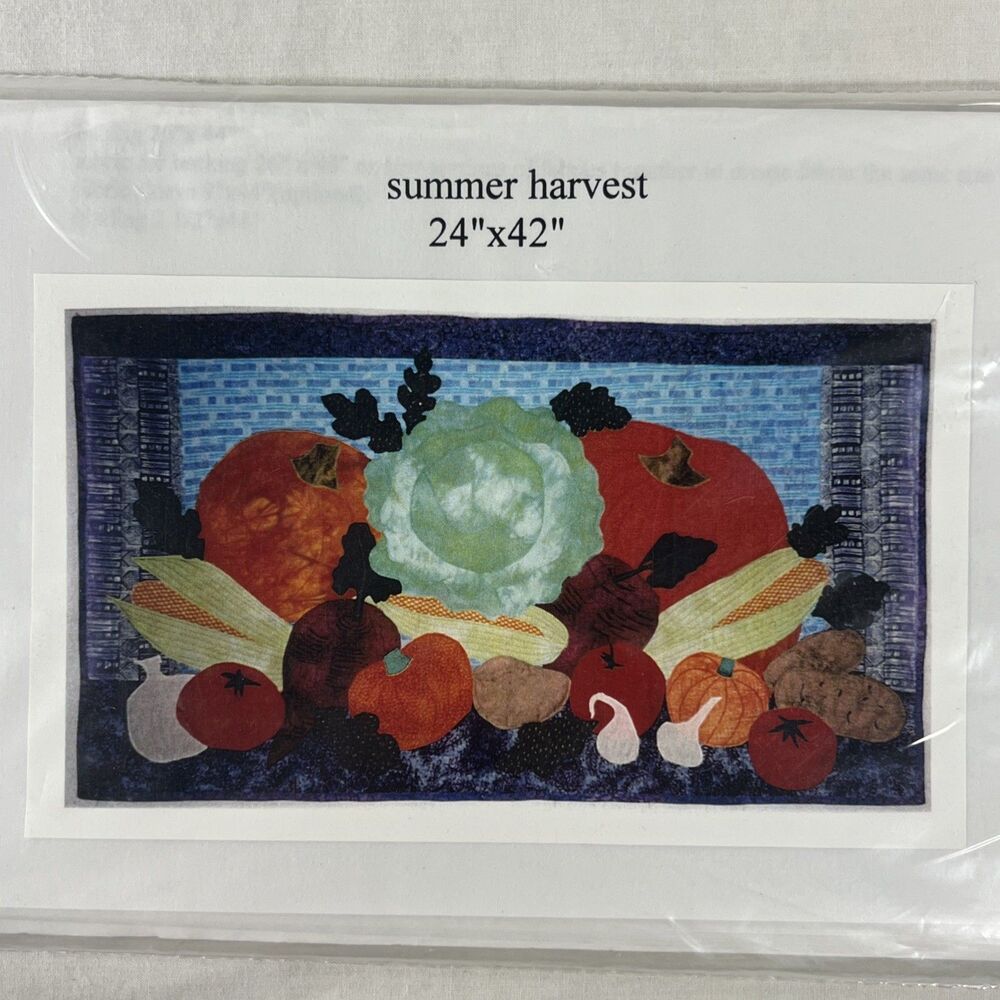 SUMMER HARVEST  Fall Autumn Thanksgiving Quilting Piecework Pattern NIP